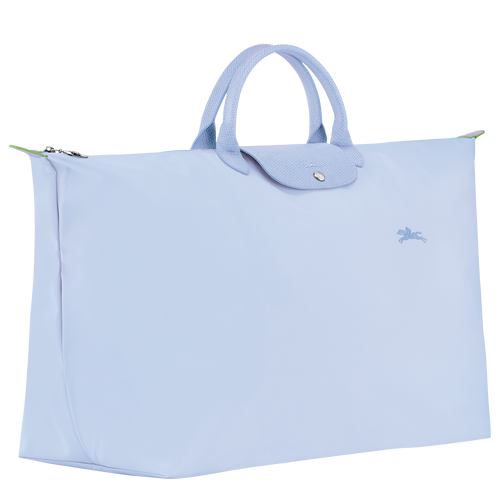 Le Pliage Green M Travel bag , Sky Blue - Recycled canvas - View 2 of 5