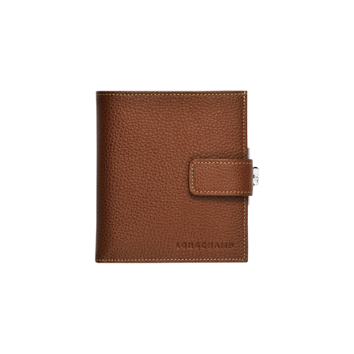 Compact wallet, 504 Cognac Compact wallet, 504 Cognac, hi-res