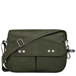 Très Paris M Crossbody bag , Khaki - Leather