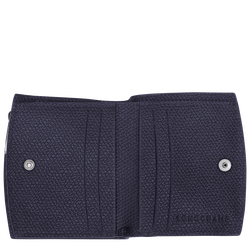 Le Roseau Wallet , Bilberry - Leather