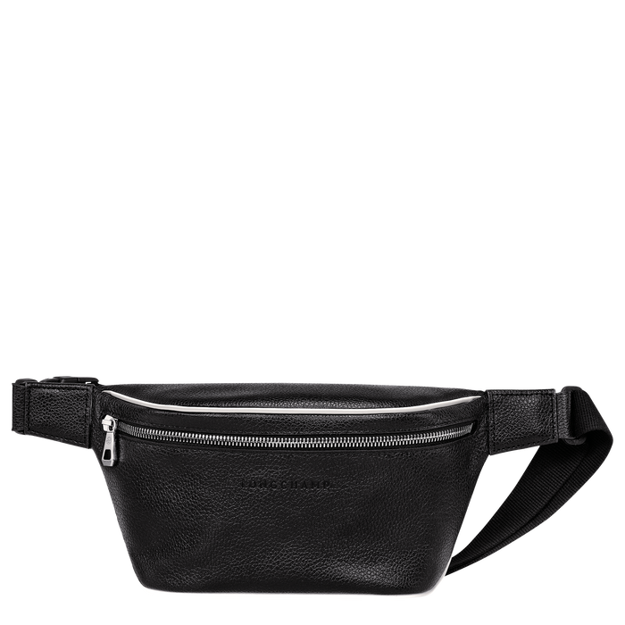 Le Foulonné Belt bag, Black/White