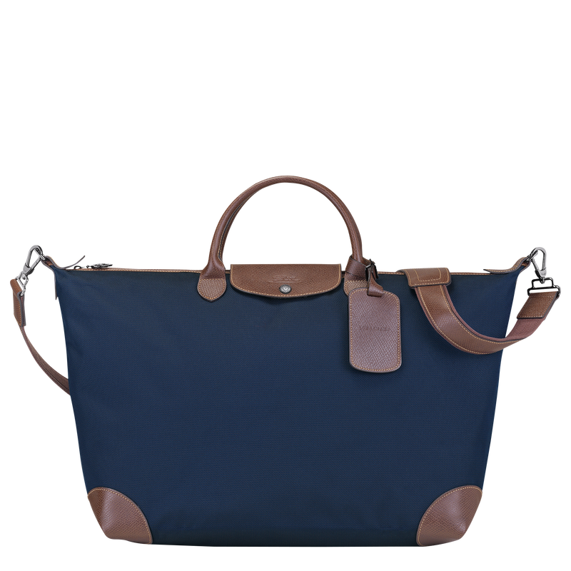 Reisetasche S Boxford , Recyceltes Canvas - Blau  - Ansicht 1 von 6