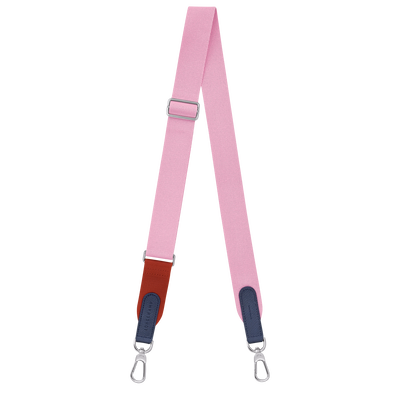 Shoulder strap , Pink/Burnt Red - Canvas