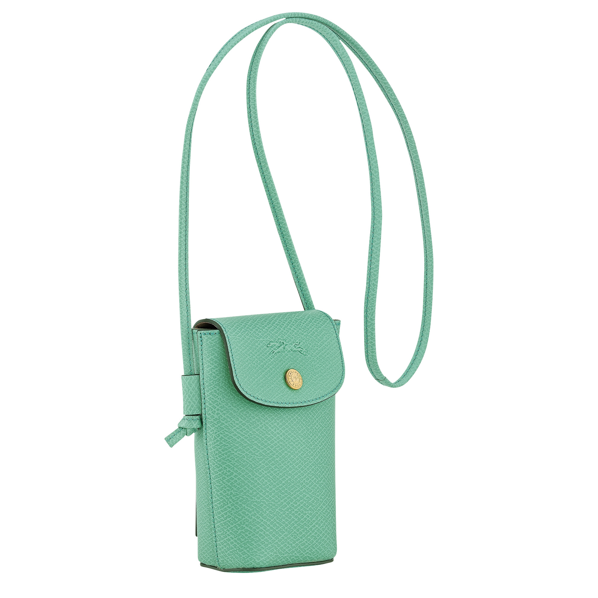 &Eacute;pure Custodia per cellulare con laccio in cuoio,  Menta