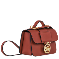 Box-Trot Crossbody bag XS, Mahogany