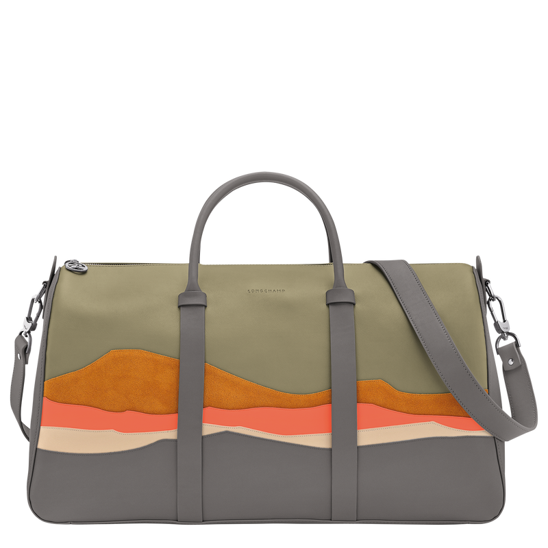 Caroline H&eacute;lain x Longchamp XL Travel bag , Mineral - Leather  - View 1 of 3