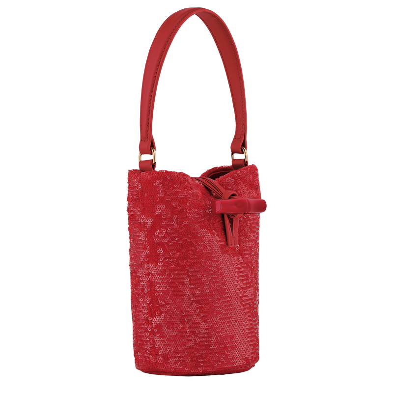 Le Roseau Handbag , Red - Canvas  - View 3 of 4