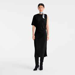 Dress , Black - Crepe jersey