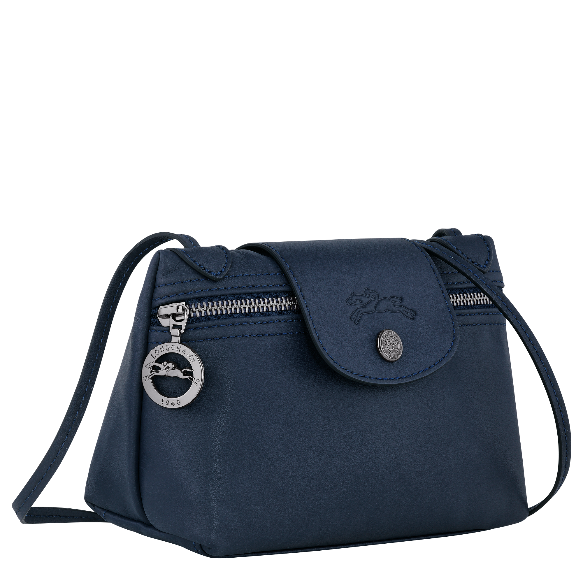 Le Pliage Xtra XS Crossbody bag Navy - Leather (10188987556