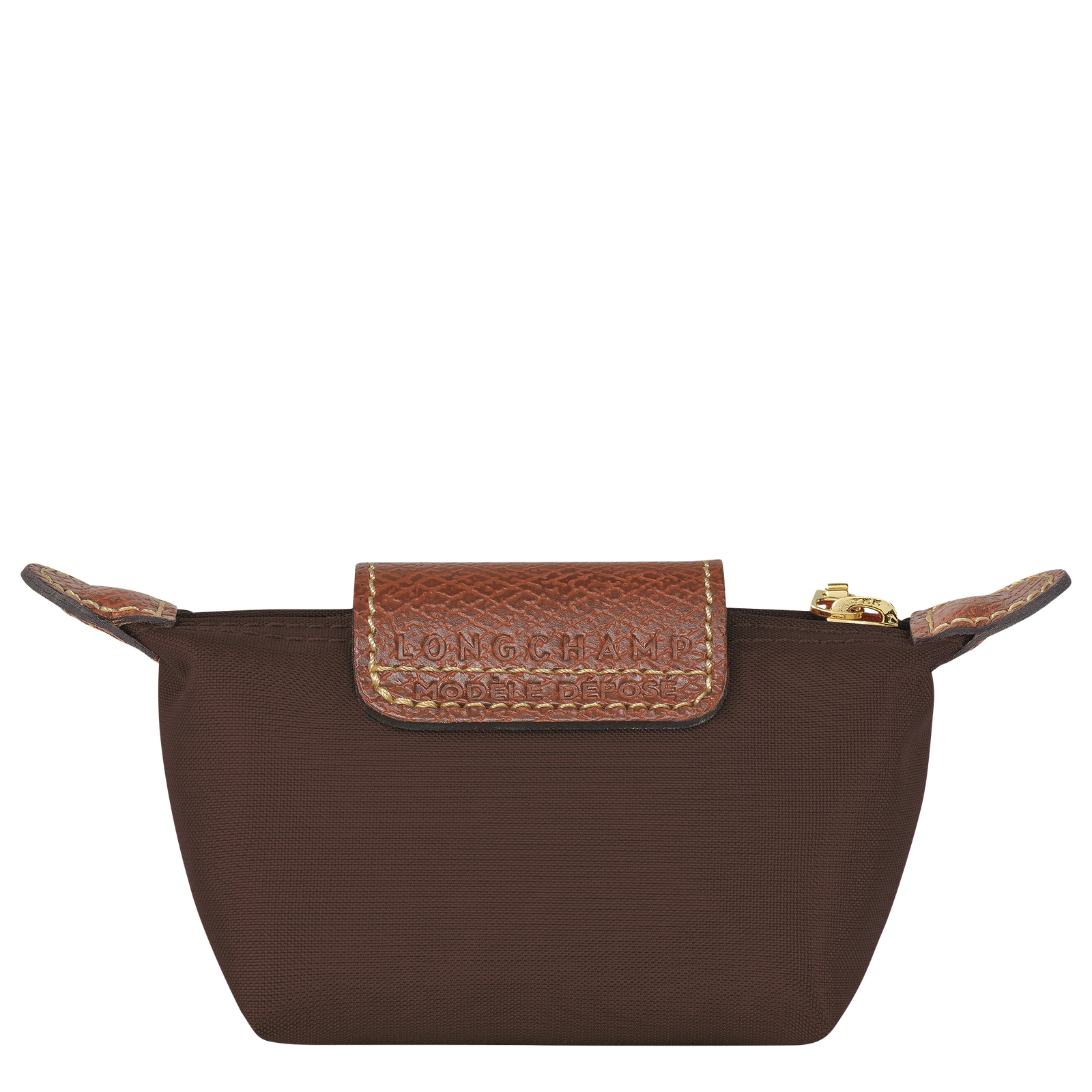 Le Pliage Original Coin purse Ebony - Recycled canvas | Longchamp CA
