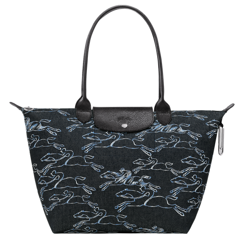 Shopper L Le Pliage Collection , Canvas - Marine - Ansicht 1 von 6