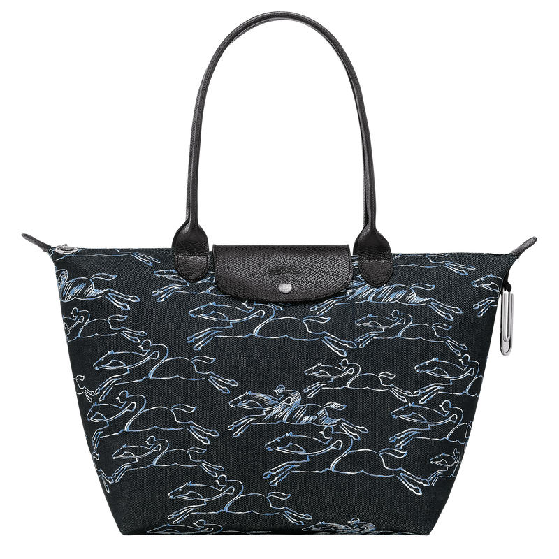 Sac cabas L Le Pliage Collection , Toile - Marine  - Vue 1 de 6