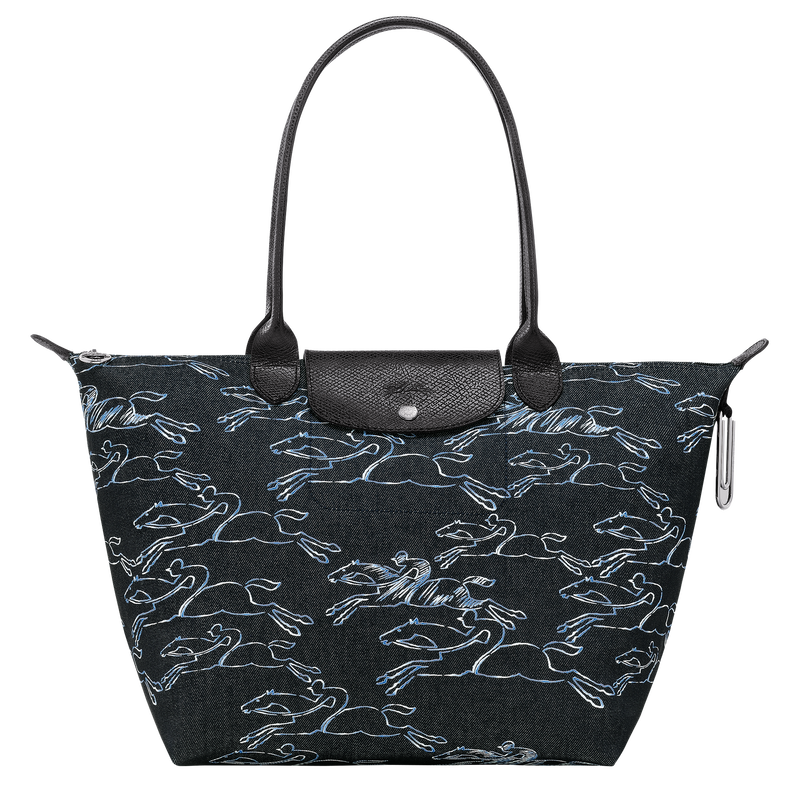 Le Pliage Collection L Tote bag , Navy - Canvas  - View 1 of 6
