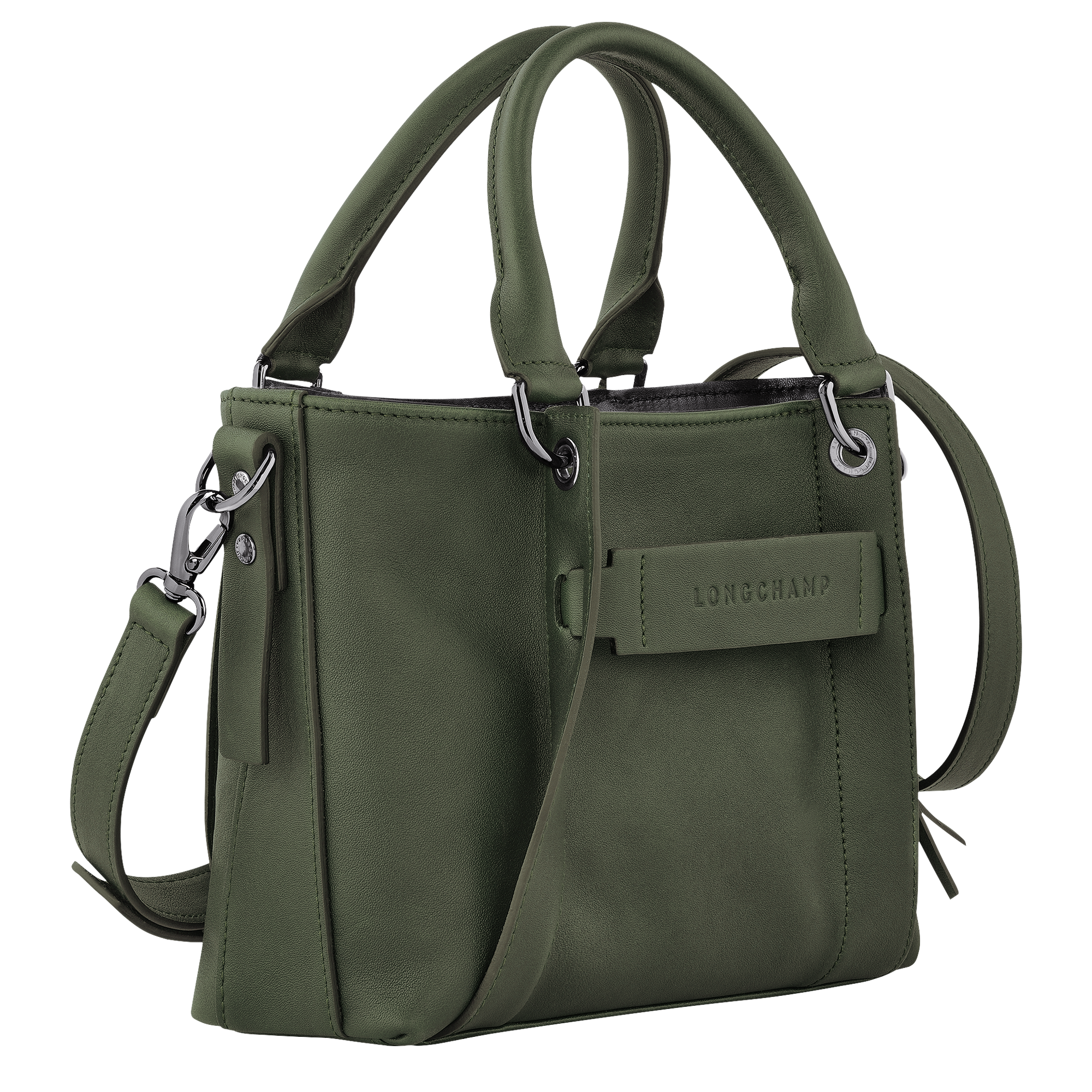 Longchamp 3D Handtasche S, Khaki