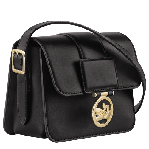 Box-Trot S Crossbody bag , Black - Leather - View 3 of  5