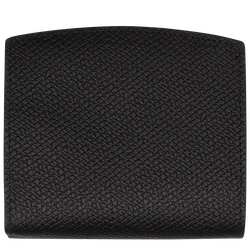 Le Roseau Wallet , Black - Leather