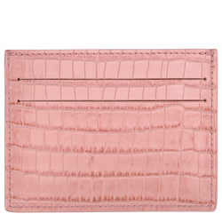 Longchamp Pocket Card holder , Pink Tea - Leather
