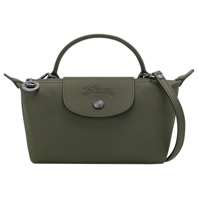 Le Pliage Xtra XS Pouch , Fir - Leather