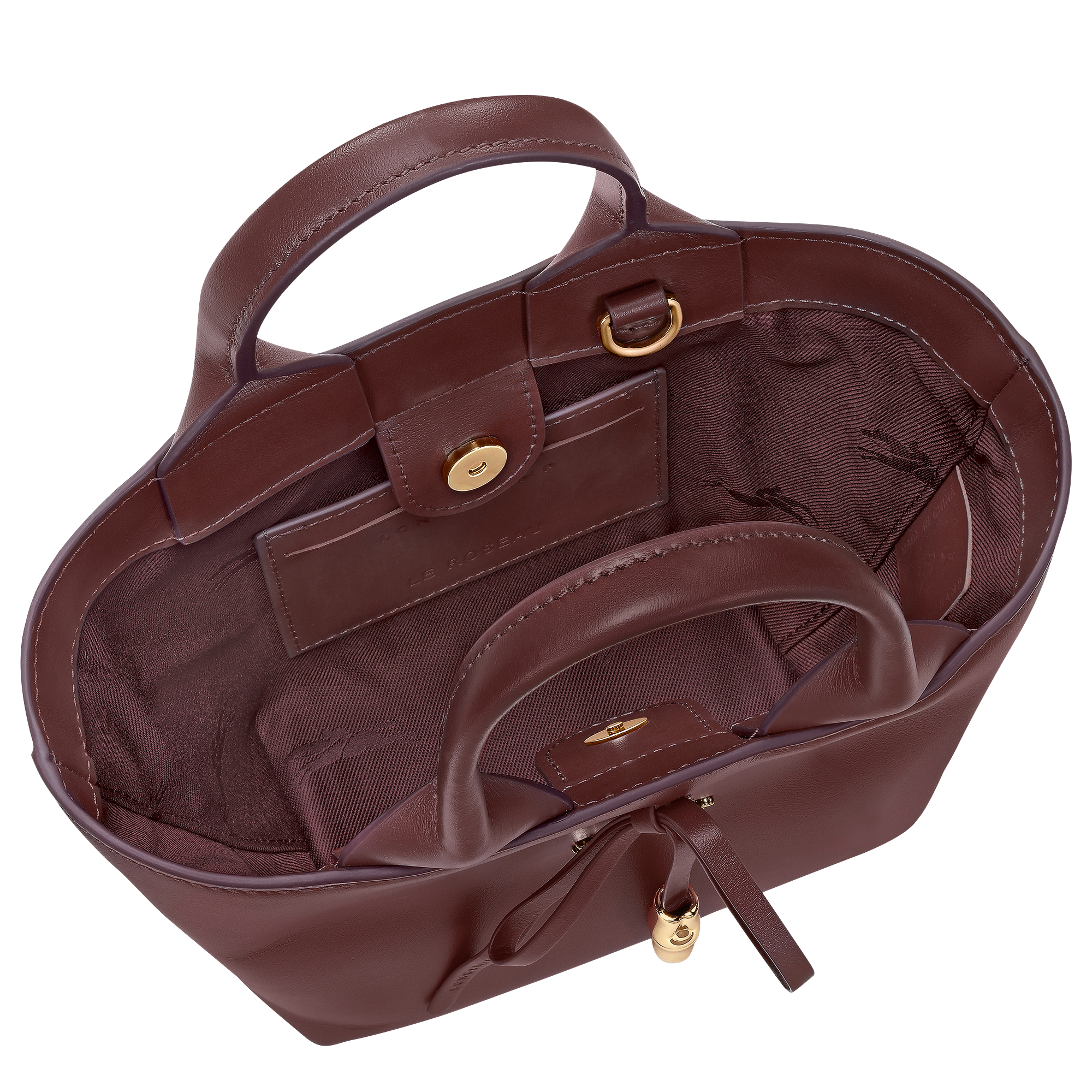 Le Roseau 手提包, 酒紅色