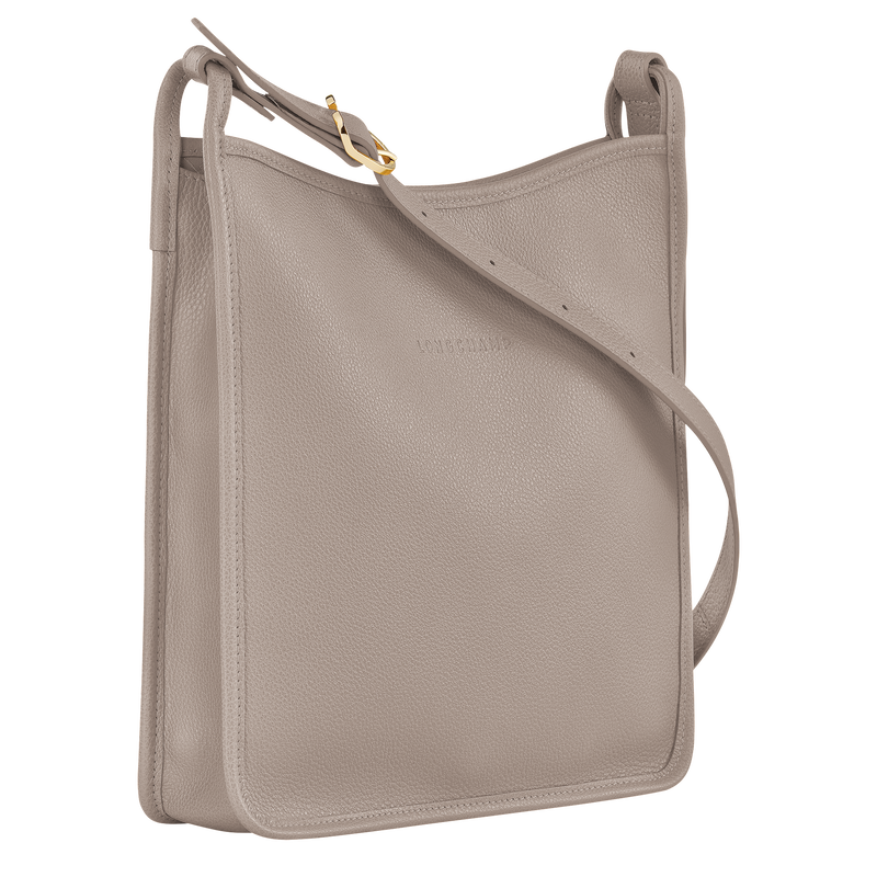 Le Foulonné M Crossbody bag , Turtledove - Leather  - View 3 of  5