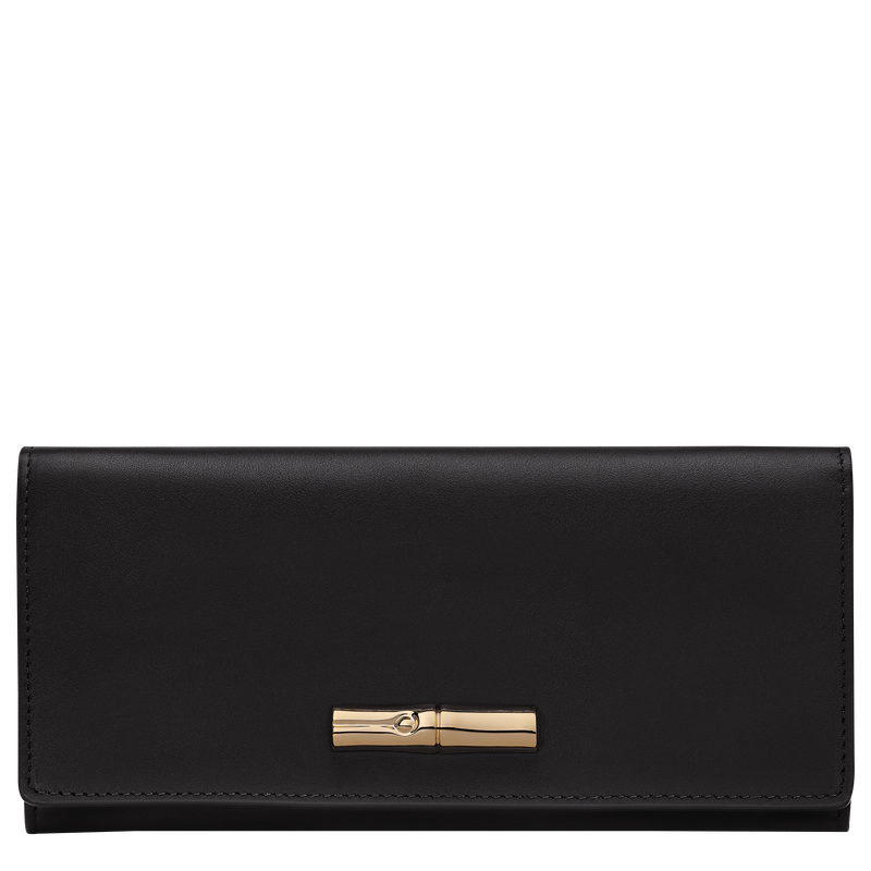 Le Roseau Long continental wallet , Black - Leather  - View 1 of  2