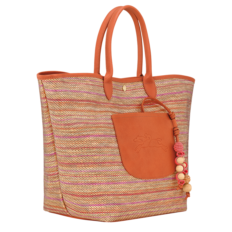 Le Pliage Collection Basket bag , Rainbow - Canvas  - View 3 of 5
