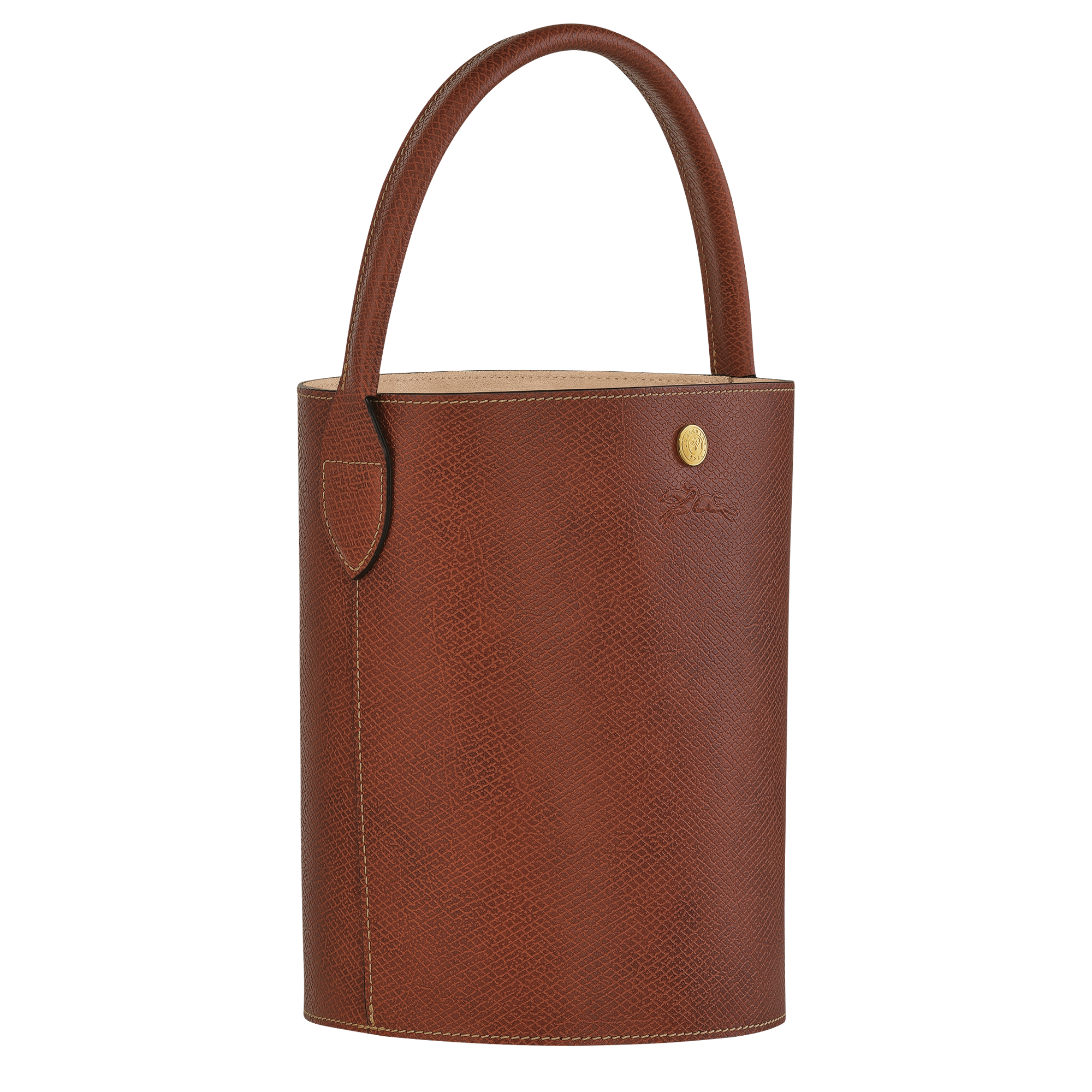 ロンシャン Longchamp エピュレ S バケットバッグ ブラウン レザー
