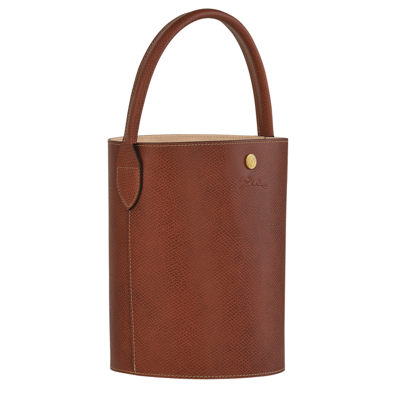 Épure S Bucket bag , Brown - Leather  - View 3 of  5