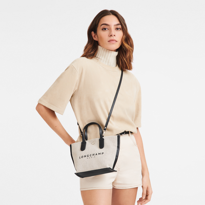 Handtasche XS Essential , Canvas - Ecru