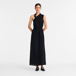 Dress , Black - Gabardine