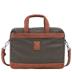 Boxford L Briefcase , Brown - Canvas