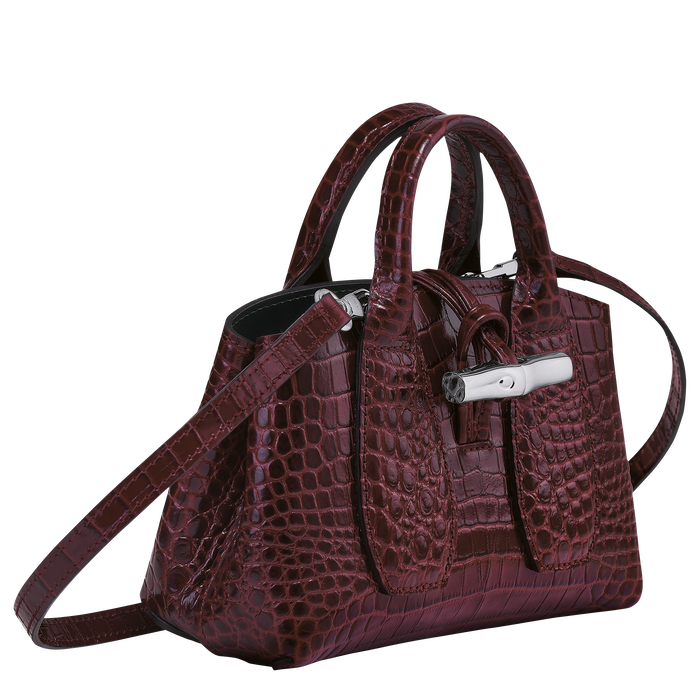 Sac porté main XS Roseau Bordeaux (10057HTS009) | Longchamp FR Sac porté main XS Roseau Bordeaux (10057HTS009) | Longchamp FR