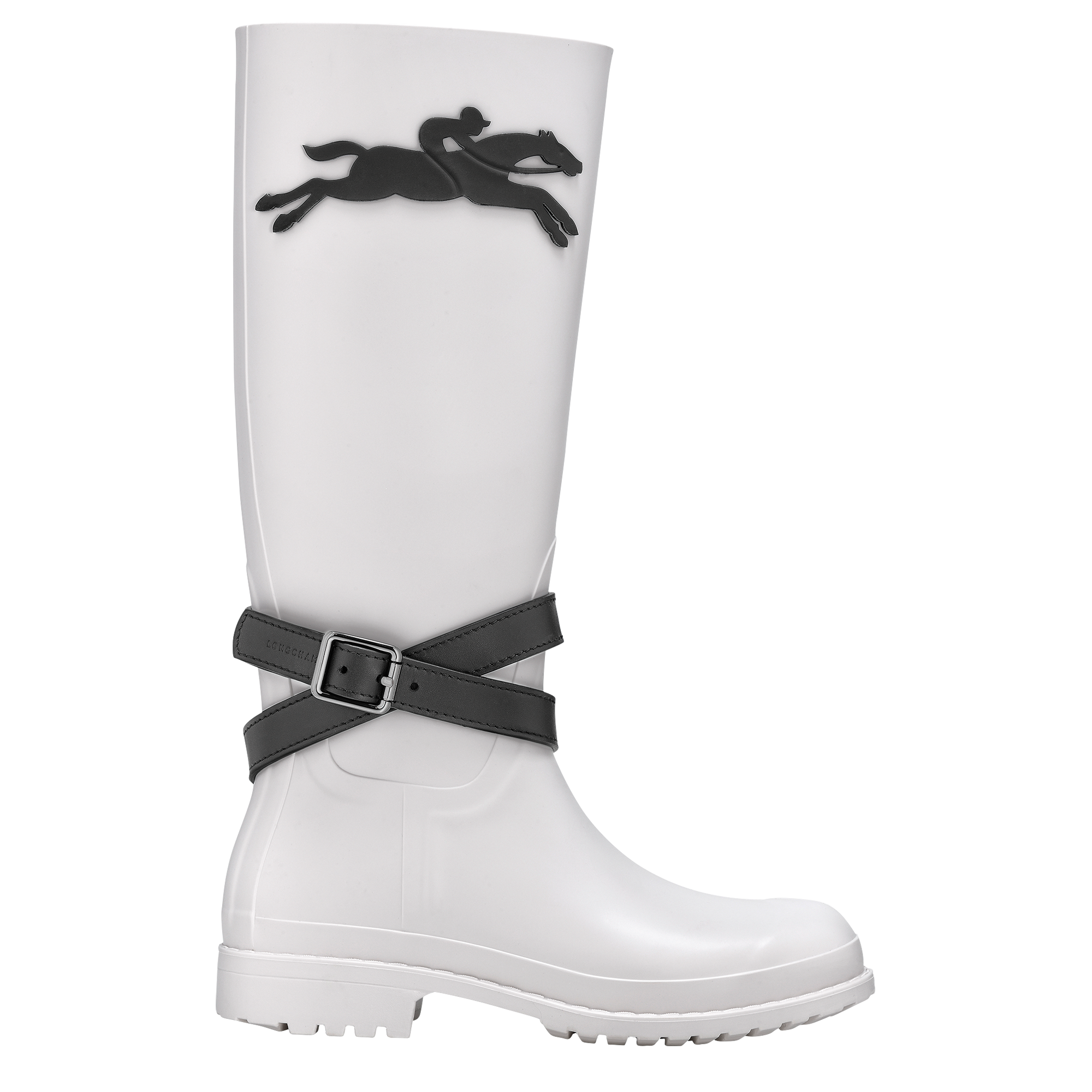 Cheval Longchamp Brides souliers, Noir