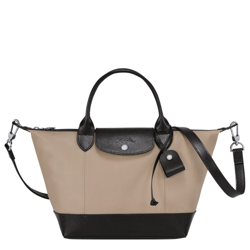 Top handle bag S Le Pliage Cuir Greige (L1512HVA484) | Longchamp US Top handle bag S Le Pliage Cuir Greige (L1512HVA484) | Longchamp US