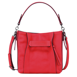 Umhängetasche S Longchamp 3D , Leder - Rot