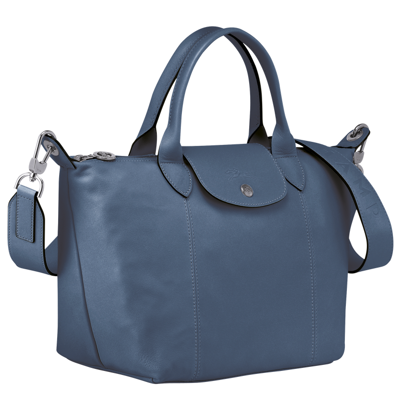 Top handle bag S Le Pliage Cuir Pilot blue (L1512757729) Longchamp AU