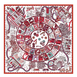 Silk scarf 90