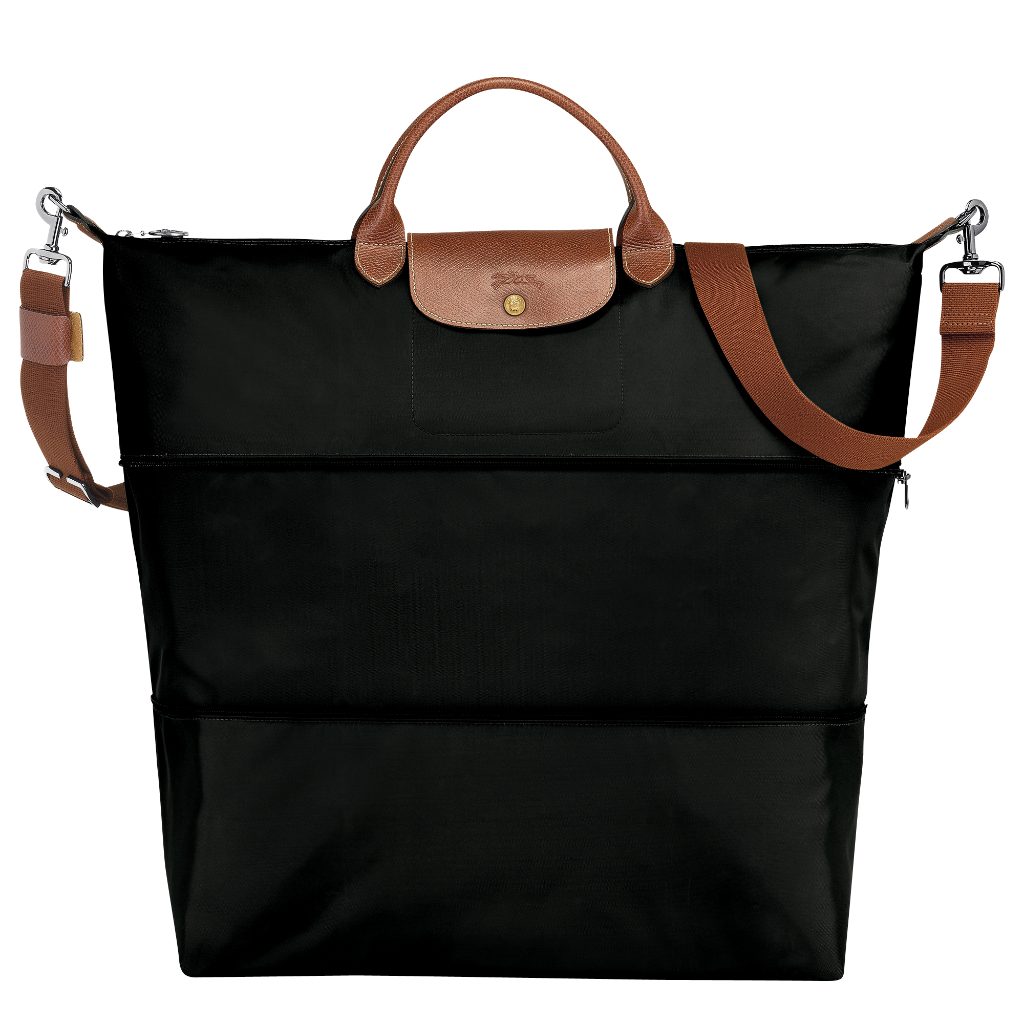 longchamp all black le pliage