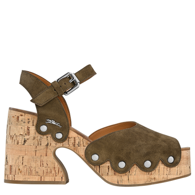 La Cigale Sandals, Olive
