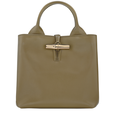 Handtasche S Le Roseau , Leder - Olivgrün