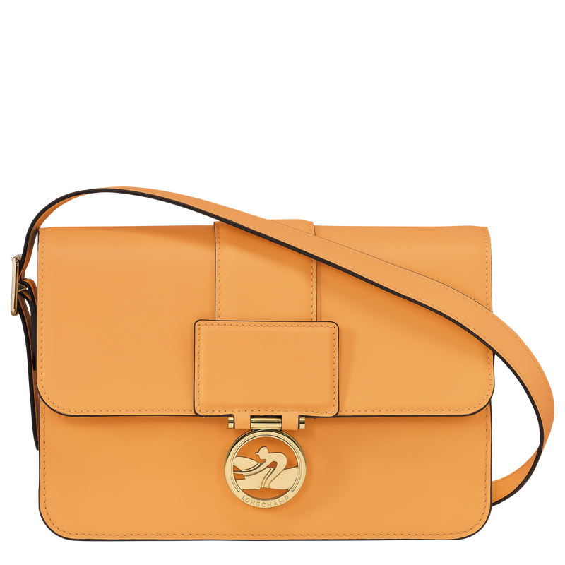 Umhängetasche M Box-Trot Leder - Apricot | Longchamp DE