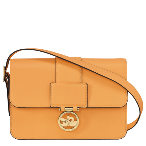 Box-Trot M Crossbody bag , Apricot - Leather - View 1 of  6