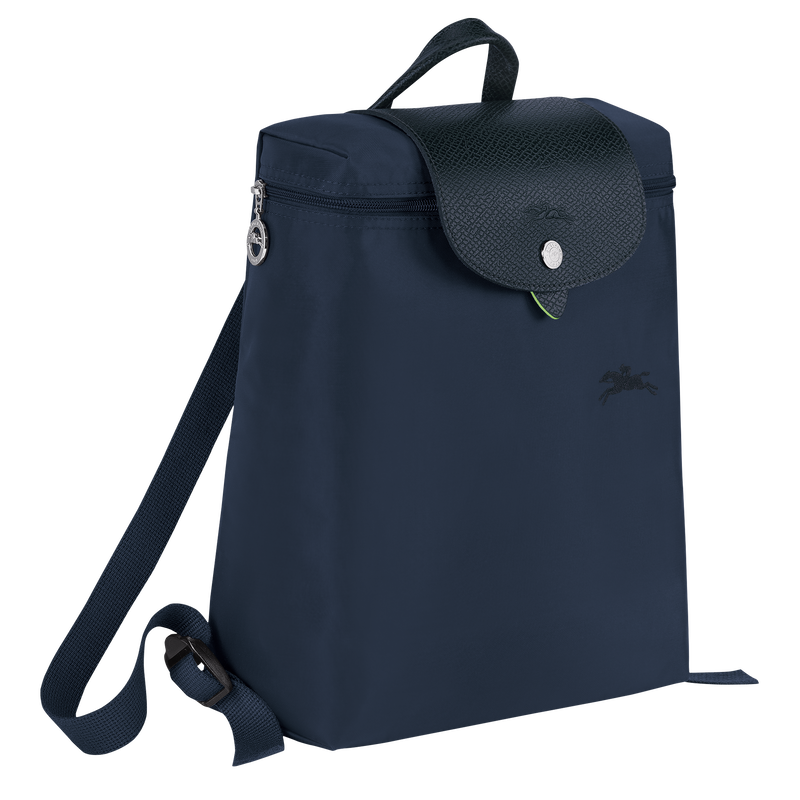 Le Pliage Green M Backpack , Navy - Recycled canvas  - View 2 of 4