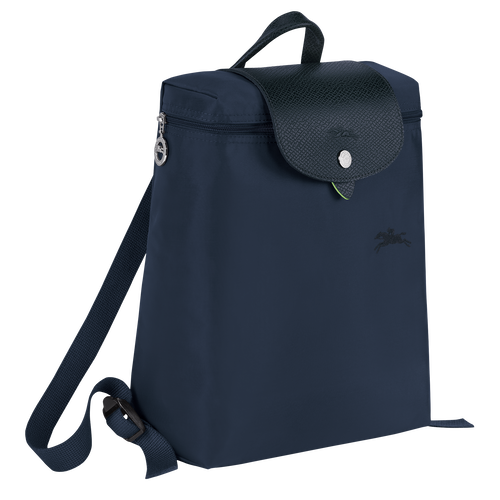 Le Pliage Green Backpack , Navy - Recycled canvas - View 2 of 4