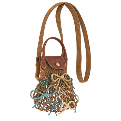 Le Pliage Collection 메시 백  XS, 토바코(황갈색)