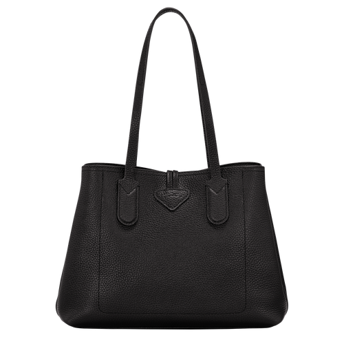 Prada black leather tote bag sale