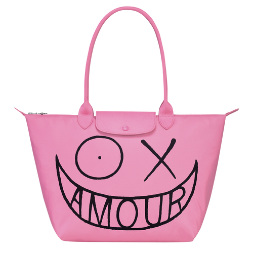 Longchamp x André L 購物袋, 粉紅色