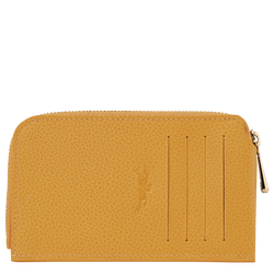 Le Foulonné Card holder , Nutmeg - Leather