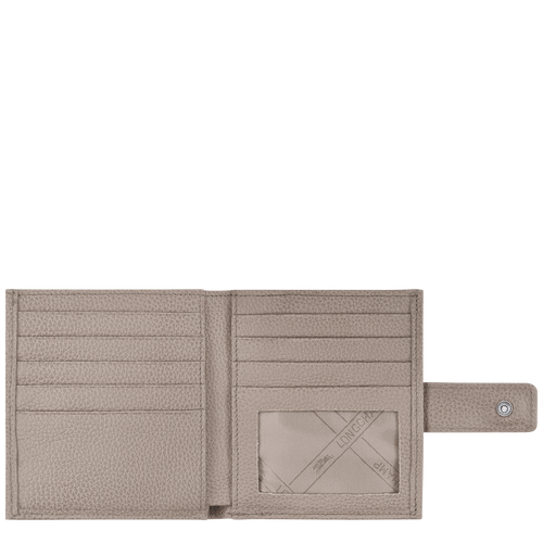 Le Foulonné Compact wallet , Turtledove - Leather - View 2 of 2