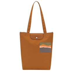 Caroline H&eacute;lain x Longchamp M Tote bag , Caramel - Canvas